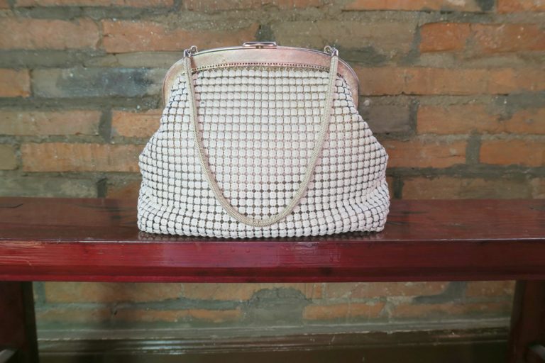 vintage oroton mesh bag